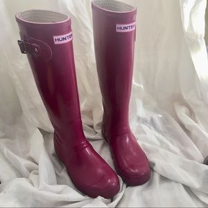 Pink/Magenta Original Tall Hunter boots
